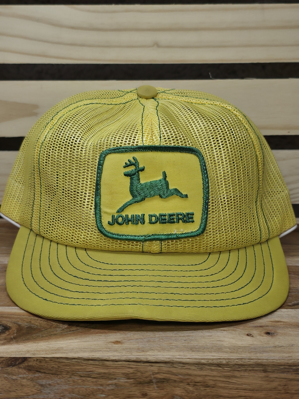 John Deere Yellow Mesh Trucker Hat